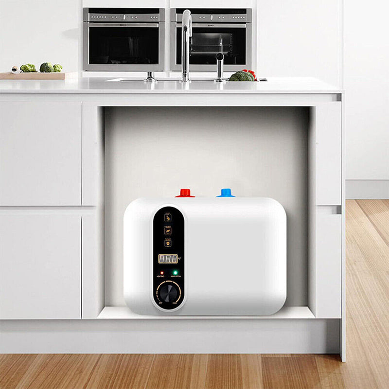 Load image into Gallery viewer, PORIYA 10L Electric Instant Tankless Hot Water System Heater Under Sink Shower Portable
