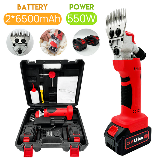 PORIYA 550W/850W Electric Sheep Shears Farm Livestock Wool Carding Tool Animal Clippers