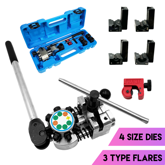 PORIYA Brake Pipe Line Flaring Tool Kit for 3/16