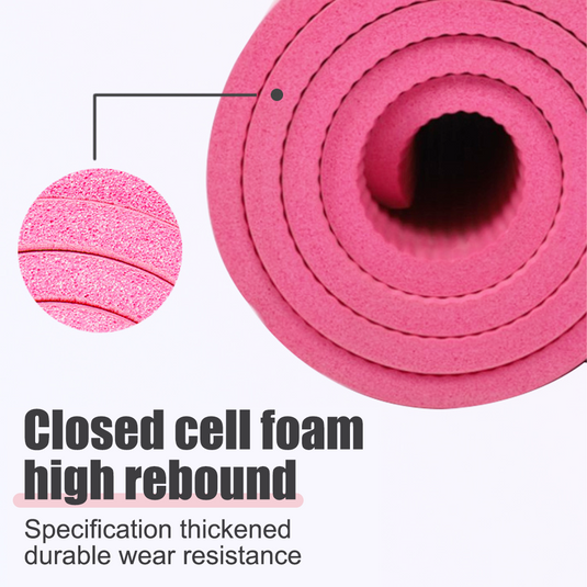 10/15/20MM Thick Yoga Mat Pad NBR Nonslip Exercise Fitness Pilate Gym Durable