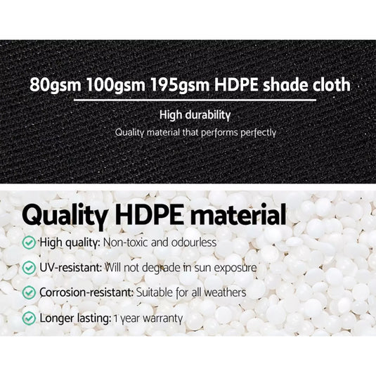 UV Mesh Roll 30%, 50%, 90% Sun Shades Outdoor Garden Cover, Instahut Shade Cloth