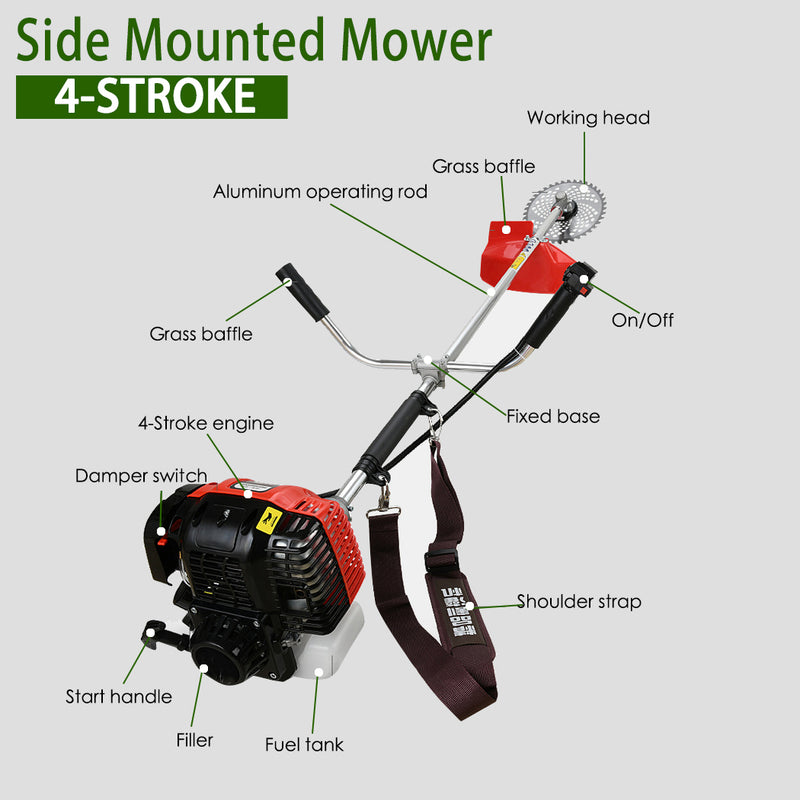 Load image into Gallery viewer, 7IN1 Petrol Pole Chainsaw Brush Cutter Whipper Snipper Hedge Trimmer 52CC &amp; 62CC
