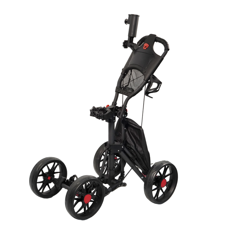 Load image into Gallery viewer, PORIYA Golf Buggy Foldable Trolley Golf Cart Wheels Umbrella Bottle Holder

