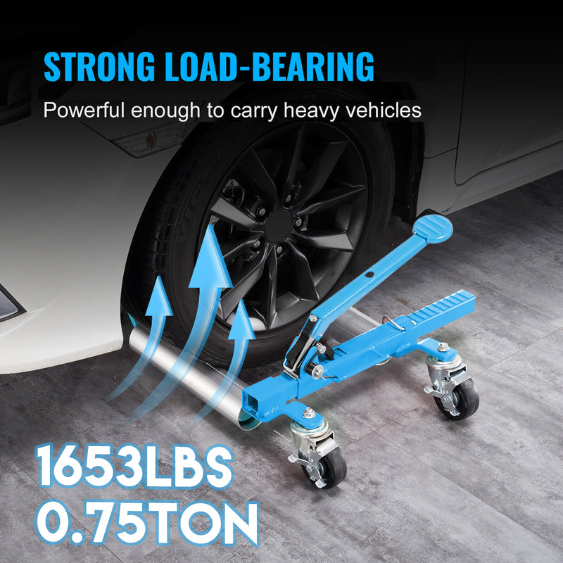 Load image into Gallery viewer, PORIYA Ratcheting Wheel Dolly 750kg Auto Truck Vehicle Moving Lift Jack Car Skate

