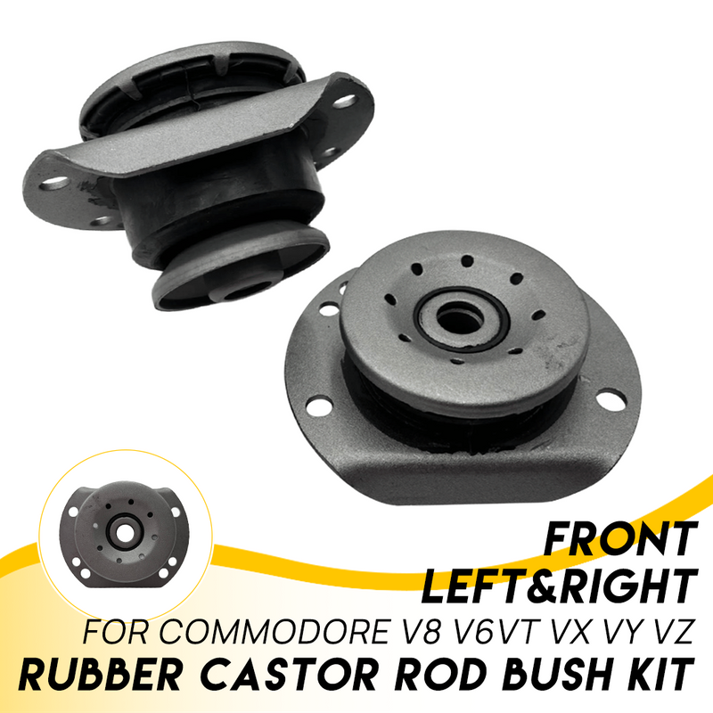 Load image into Gallery viewer, PORIYA Holden Front Rubber Castor Rod Bush Kit Commodore VT VX VY VZ V6 V8 Caster 97-06
