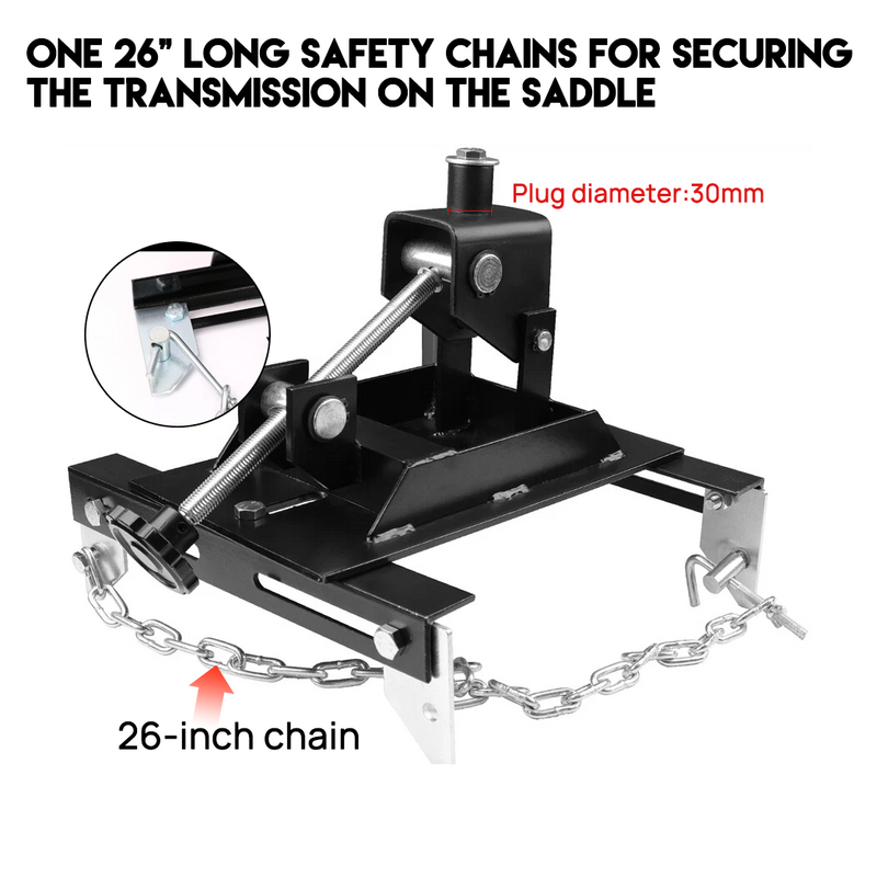 Load image into Gallery viewer, PORIYA Transmission Jack Adapter 500KG Automotive Car Gearbox Removal Trolley Adaptor
