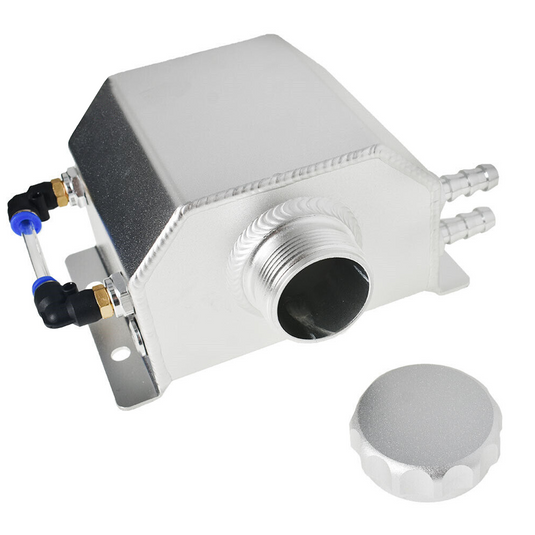 PORIYA Universal 1L Aluminum Radiator Coolant Overflow Bottle Tank Expansion Reservoir