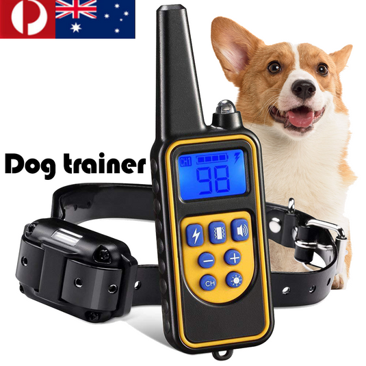 PORIYA Anti Bark Pet Dog Training Collar Remote Control Obedience Collar E-Collar USB