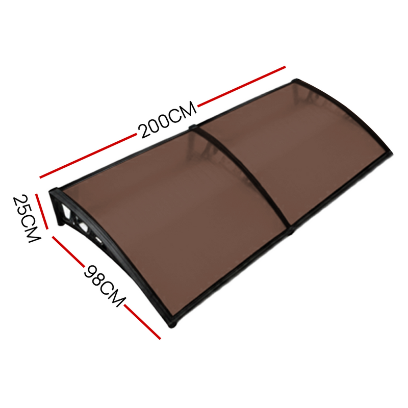 Load image into Gallery viewer, PORIYA Window Door Awning Outdoor Balcony Door Canopy Shelter Rain Cover Wind Shield
