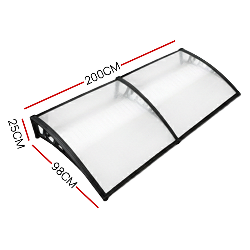 Load image into Gallery viewer, PORIYA Window Door Awning Outdoor Balcony Door Canopy Shelter Rain Cover Wind Shield
