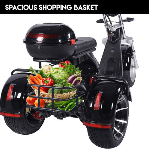 Load image into Gallery viewer, Adult Electric Tricycle Scooter 3000W 60KM/H 50KM 3 wheels Electric Scooters
