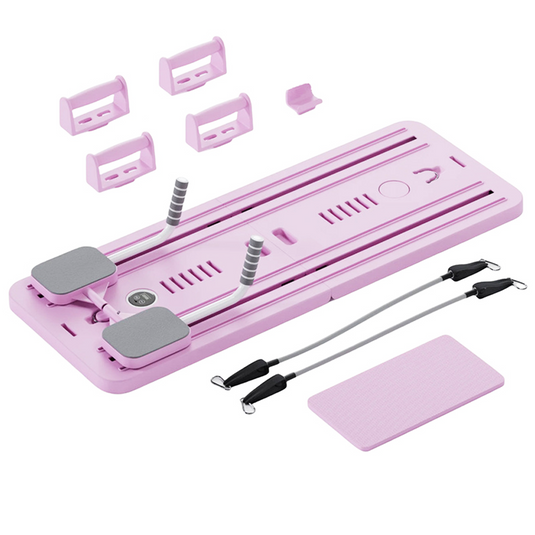 Multifunctional Abdominal Board Pilates Slide Board Gym 8-in-1 W/ 4×Push-up grip