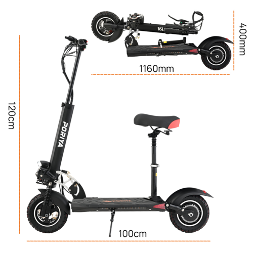 Load image into Gallery viewer, Electric Scooter 2000W 50KM/H Foldable Portable Adult Commuter Off Road E-Bike
