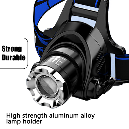 PORIYA 12000000lm LED Headlamp Rechargeable Headlight Light Head Torch Lamp Flashlight