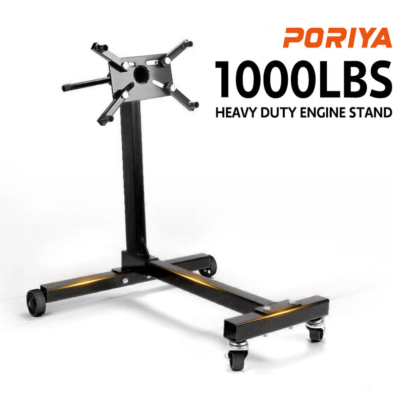 Load image into Gallery viewer, PORIYA  450kg Engine Stand Cars Auto Motor Crane Industrial Workshop Move Hoist
