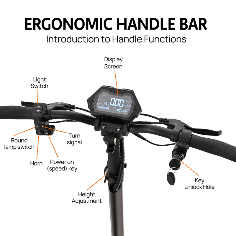 Load image into Gallery viewer, Electric Scooter 2000W 70KM/H 60KM Foldable Portable Adult Off Road E-Bike
