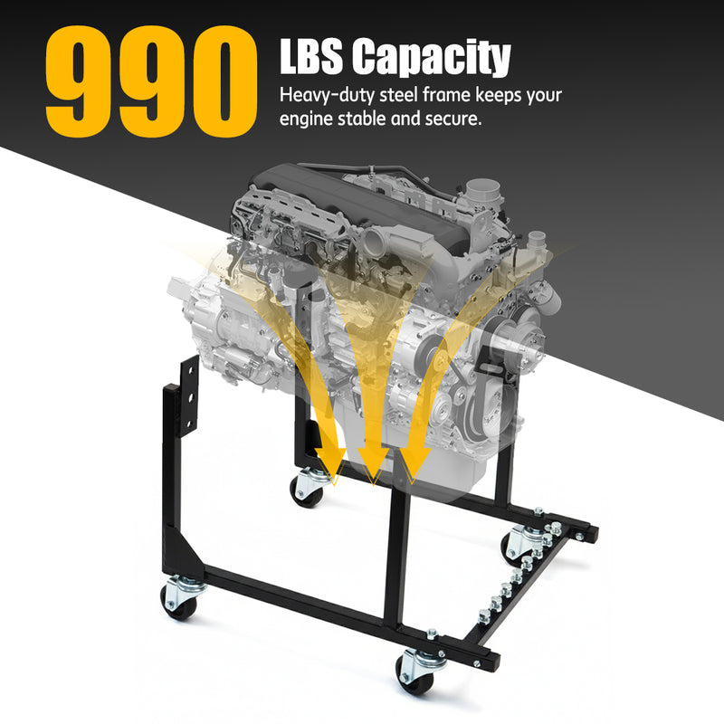 Load image into Gallery viewer, PORIYA Engine Cradle Complete With Wheels compatible with Holden/Chevy LS Engine
