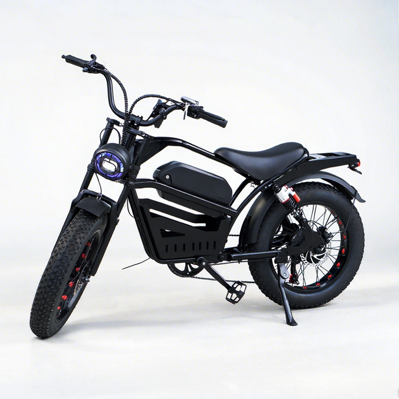 Load image into Gallery viewer, PORIYA Electric Bicycle Ebike 48V 2000W Mountain Bike 20" Fat Tire Shimano 7 Speed
