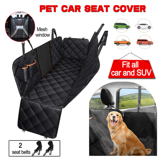 PORIYA Premium Pet Car Seat Cover Hammock Non-Slip Protector Mat Waterproof Cat Dog
