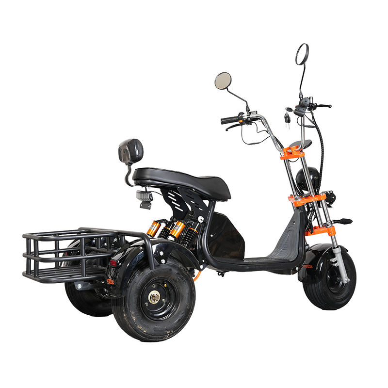 Load image into Gallery viewer, PORIYA Electric Scooter 3000W 60KM/H Adult Off Road 3 Wheels E-Scooter w/ Basket
