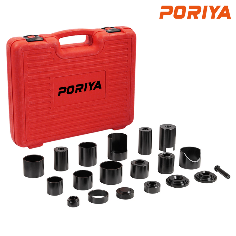 Load image into Gallery viewer, PORIYA 21pcs Ball Joint Press Kit C-press Ball Joint Tools Automotive Repair Kit
