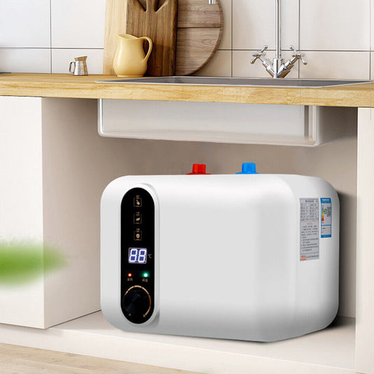 PORIYA 10L Electric Instant Tankless Hot Water System Heater Under Sink Shower Portable