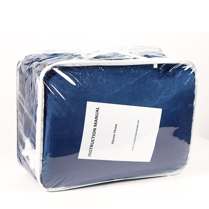 Load image into Gallery viewer, PORIYA Electric Heated Throw Heated Blanket Warm Washable Flannel Heating Blanket

