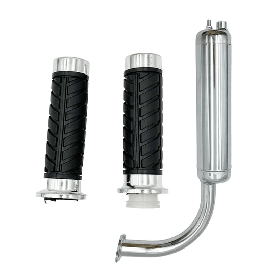 PORIYA 100CC 2 Stroke Bicycle Engine Motor Kit for Motorized Push Bike Petrol Gas