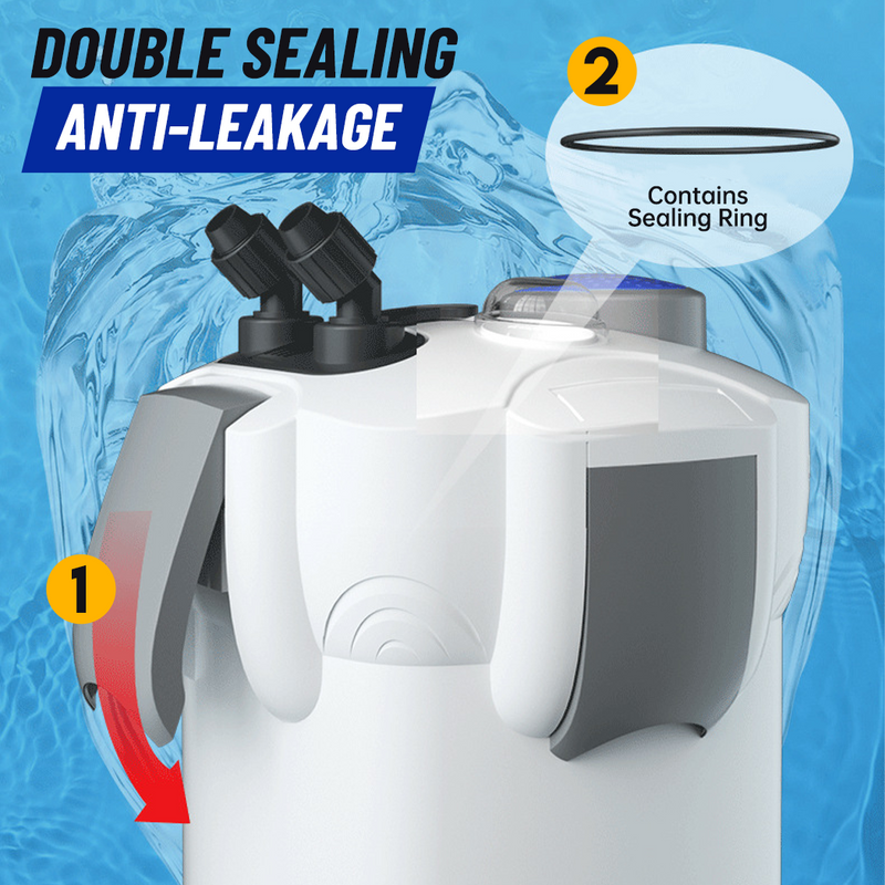 Load image into Gallery viewer, PORIYA HW-303B 1400 L/H Aquarium External Canister Filter Aqua Fish Tank Pond Pump

