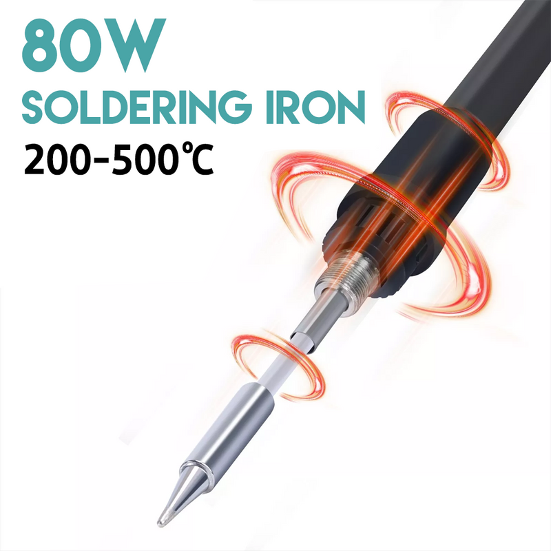 Load image into Gallery viewer, PORIYA 700W Solder Rework Station 2 in 1 Soldering Iron Kit Hot Air Heat Gun station
