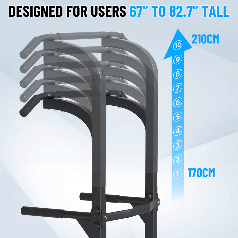 Load image into Gallery viewer, PORIYA Foldable Power Tower Chin Up Station Push Pull Up Bar Knee Raise Weight Dip Gym
