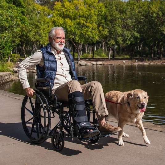 24 Inch Wheelchair Manual Folding Wheel Chair Portable Foldable for Elderly