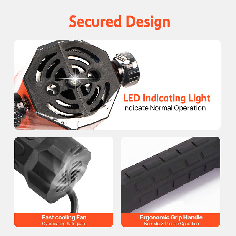 Load image into Gallery viewer, PORIYA 1000W Magnetic Induction Heater Hand-held Induction Heater for Bolts Removal
