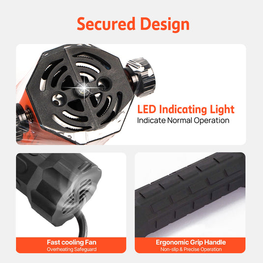 PORIYA 1000W Magnetic Induction Heater Hand-held Induction Heater for Bolts Removal