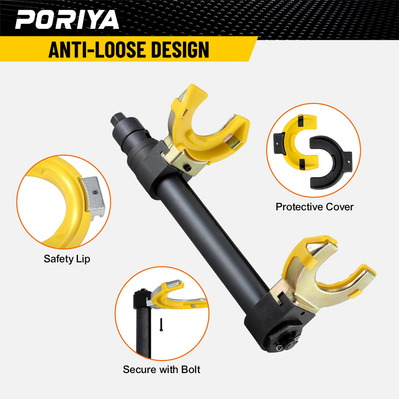 Load image into Gallery viewer, PORIYA 4500kg Macpherson Strut Coil Spring Compressor Dumper Extractor Yolk 3pcs
