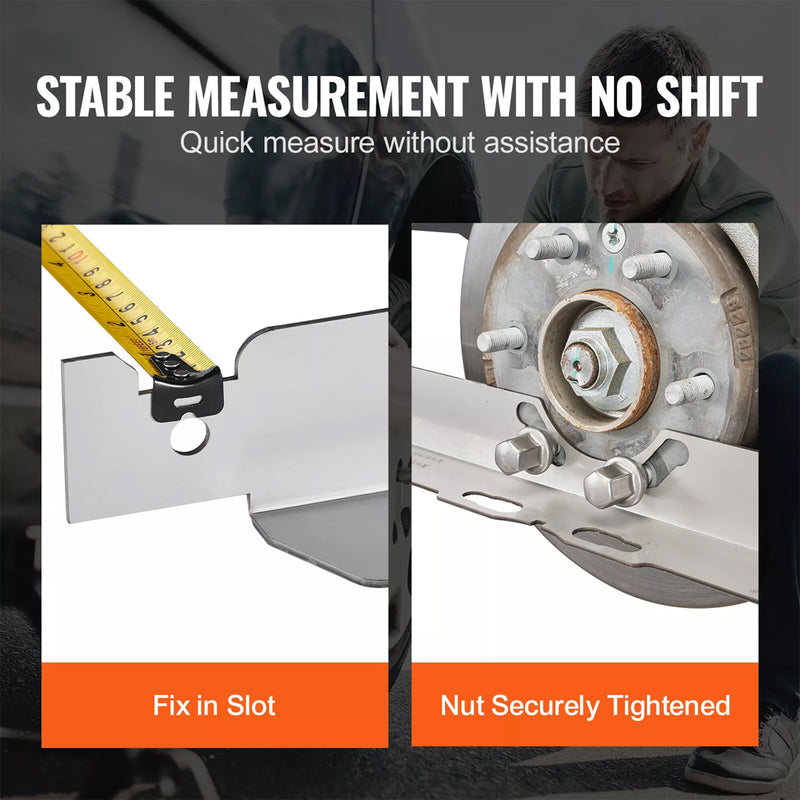 Load image into Gallery viewer, PORIYA Wheel Alignment Tool Accurate Measure Tape And Conversion Chart
