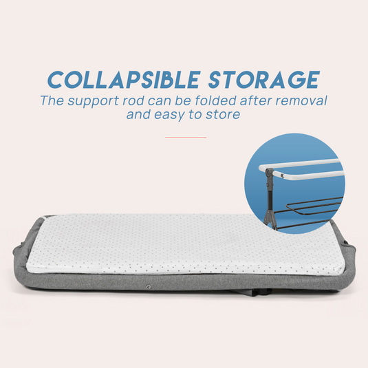 PORIYA Baby Cots Foldable Newborn Co-Sleeper Bed Baby Bassinet Bedside Sleep Cradle