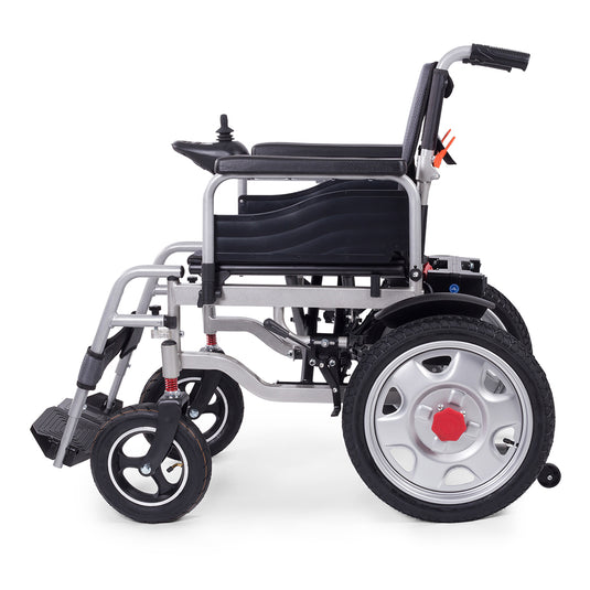 Electric Wheelchair Folding Long Range Motorised Foldable Armrest Free Flip