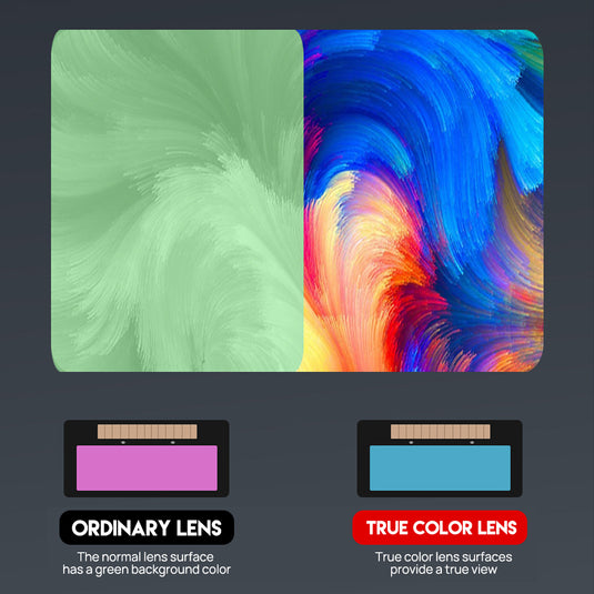 PORIYA Solar Helmet Auto Darkening Welding Welder Lens ARC TIG MIG MAG Large View