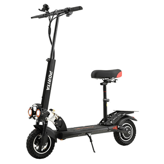 Electric Scooter 2000W 50KM/H Foldable Portable Adult Off Road E-Bike W/Tail