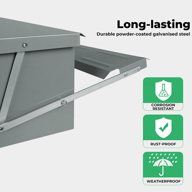 Load image into Gallery viewer, PORIYA Automatic Chicken Feeder Chook Food Feeder 5kg Capacity Treadle Self Opening Pou
