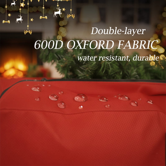 PORIYA Christmas Tree Storage Bag 1.22-1.65m Holiday Decoration Zip Oxford Heavy Duty