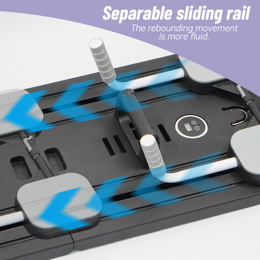 Multifunctional Abdominal Board Pilates Slide Board Gym 8-in-1 W/ 4×Push-up grip