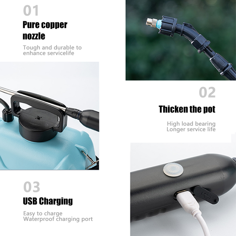 Load image into Gallery viewer, 5L Electric Rechargeable Battery Weed Sprayer Portable Farm Garden Pump Spray AU
