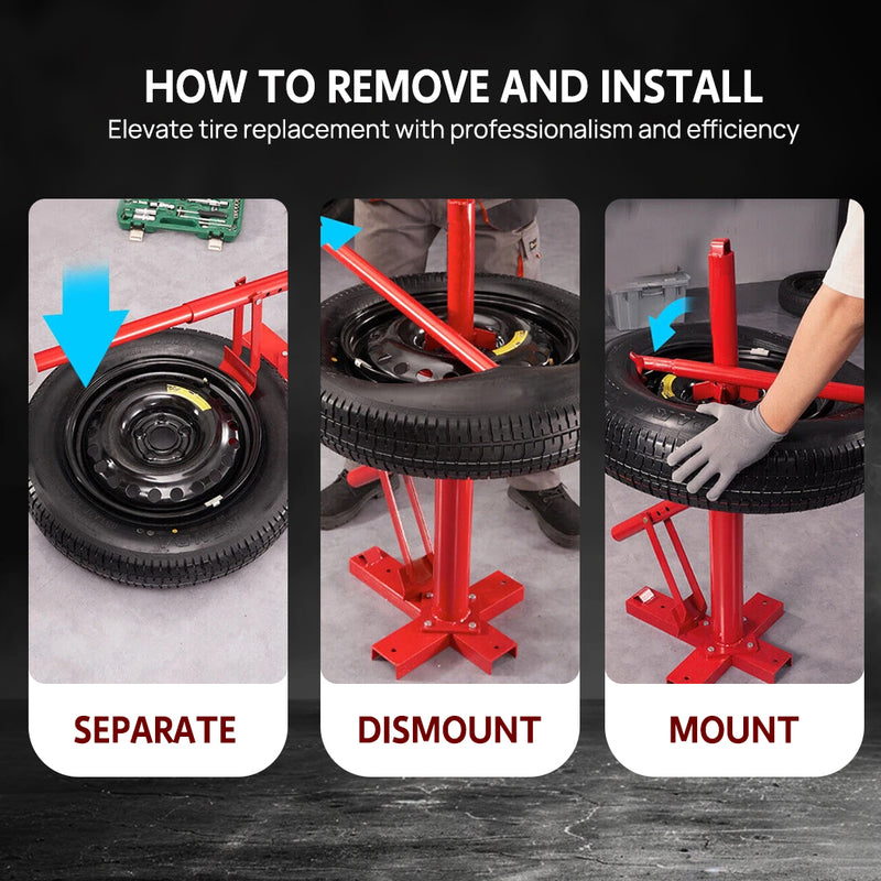 Load image into Gallery viewer, PORIYA Hydraulic/Slide Hammer/Clamp Tire Bead Breaker for Car Truck Trailer Tire
