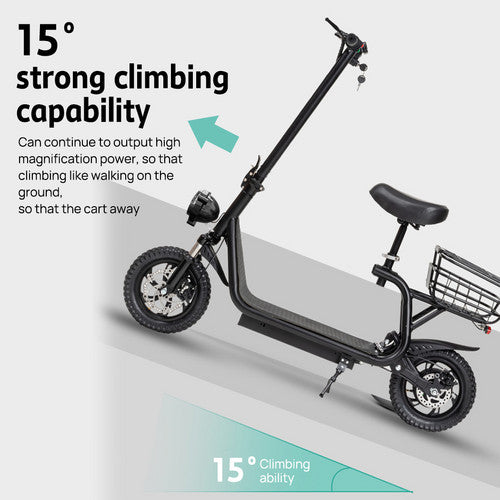 Load image into Gallery viewer, 2000W 50KM/H Adult Electric Scooter Motor e Scooter Foldable Bike With Seat
