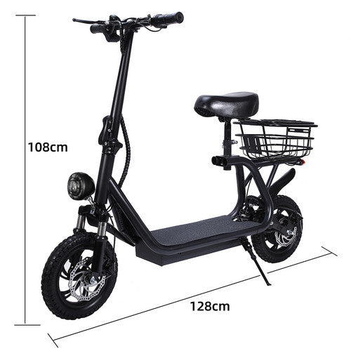 Load image into Gallery viewer, 2000W 50KM/H Adult Electric Scooter Motor e Scooter Foldable Bike With Seat
