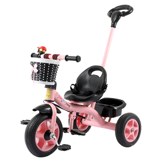 PORIYA 3 Wheel Bike Bicycle Tricycle Trike Basket Ride On Toy Kids/Children/Toddler 3y+