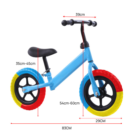 PORIYA Kids Balance Bike Ride On Toys Push Bicycle 12