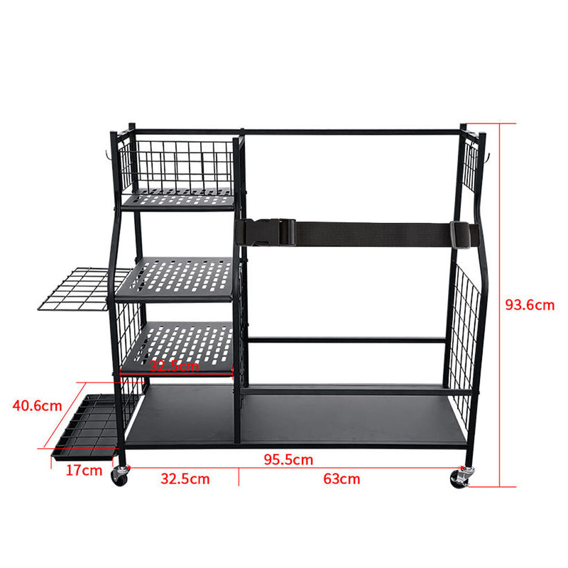 Load image into Gallery viewer, Golf Bag Storage Rack Garage Bag Organizer Storage Stand Golfing Equipment Rack
